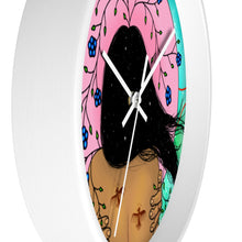 Load image into Gallery viewer, Wall Clock: Chief Lady Bird&#39;s Naandwi&#39;aan
