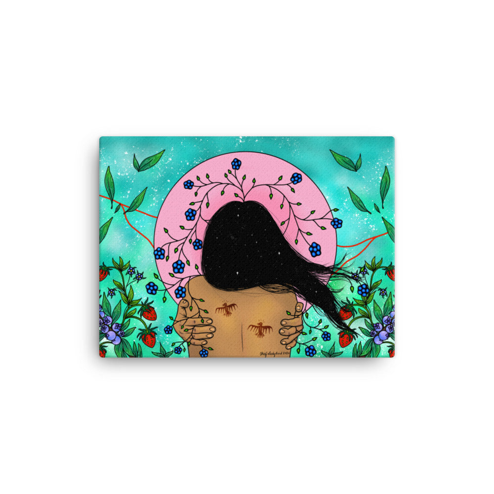 Canvas: Chief Lady Bird's Naandwi'aan