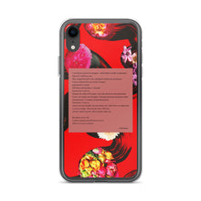 Load image into Gallery viewer, iPhone Case: Donnique Williams Rest in Peonies with poem
